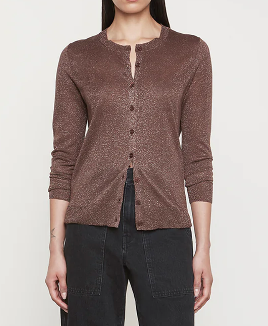 Lamé Cardigan