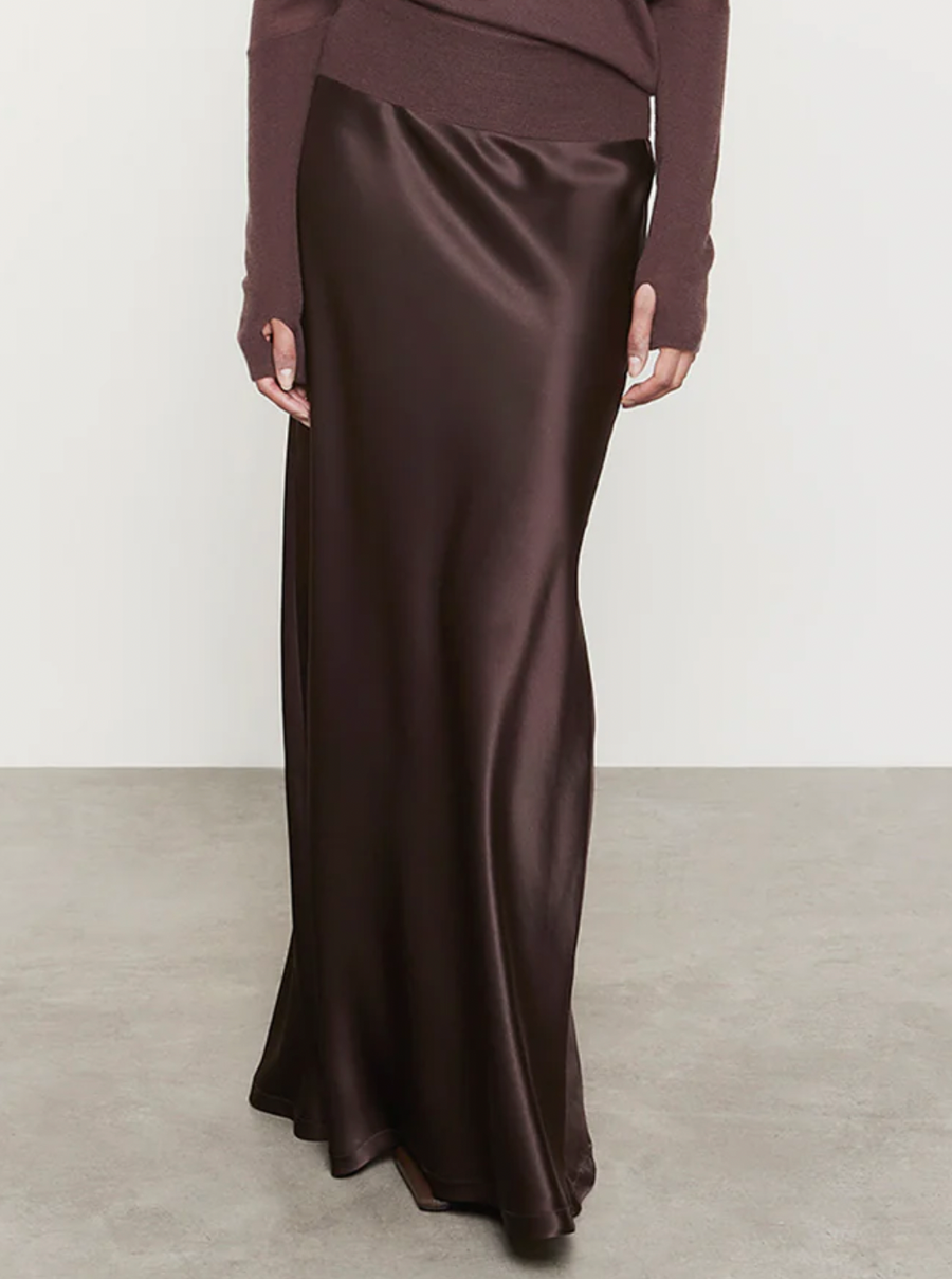 Silk Full Length Skirt