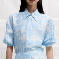 Garden Toile Silk Shirt