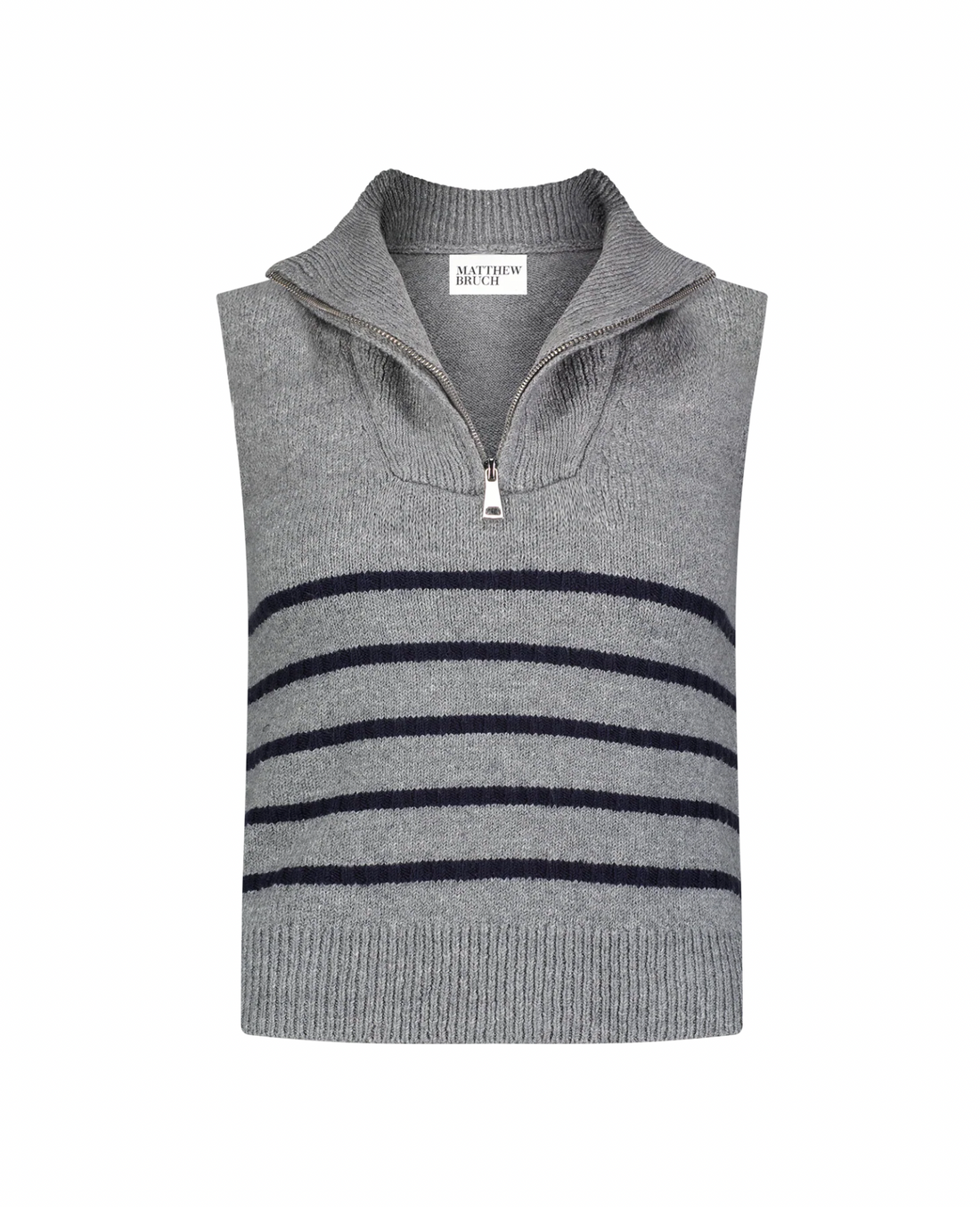 Quarter Zip Knit Vest