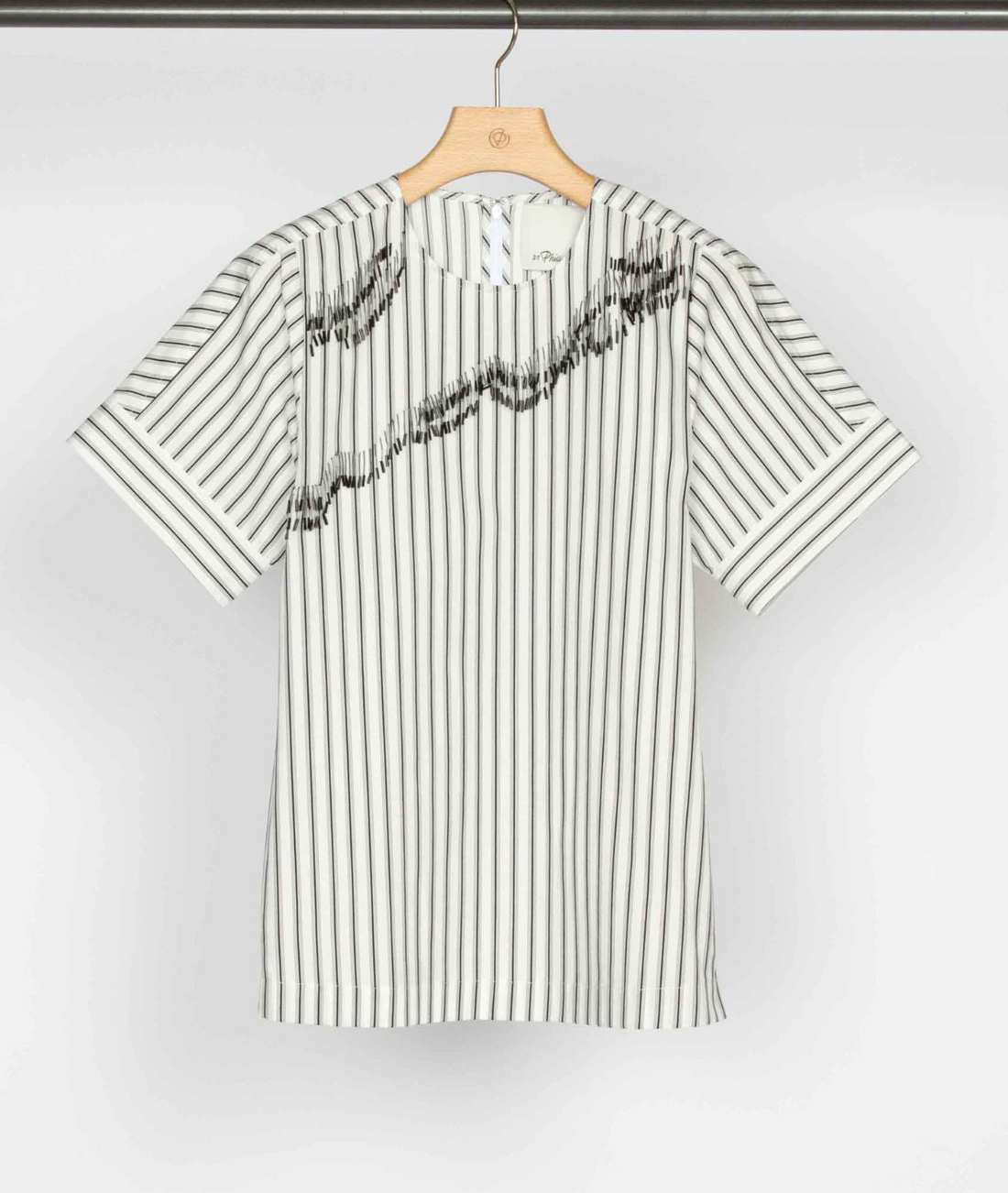 Abstract Zebra Top
