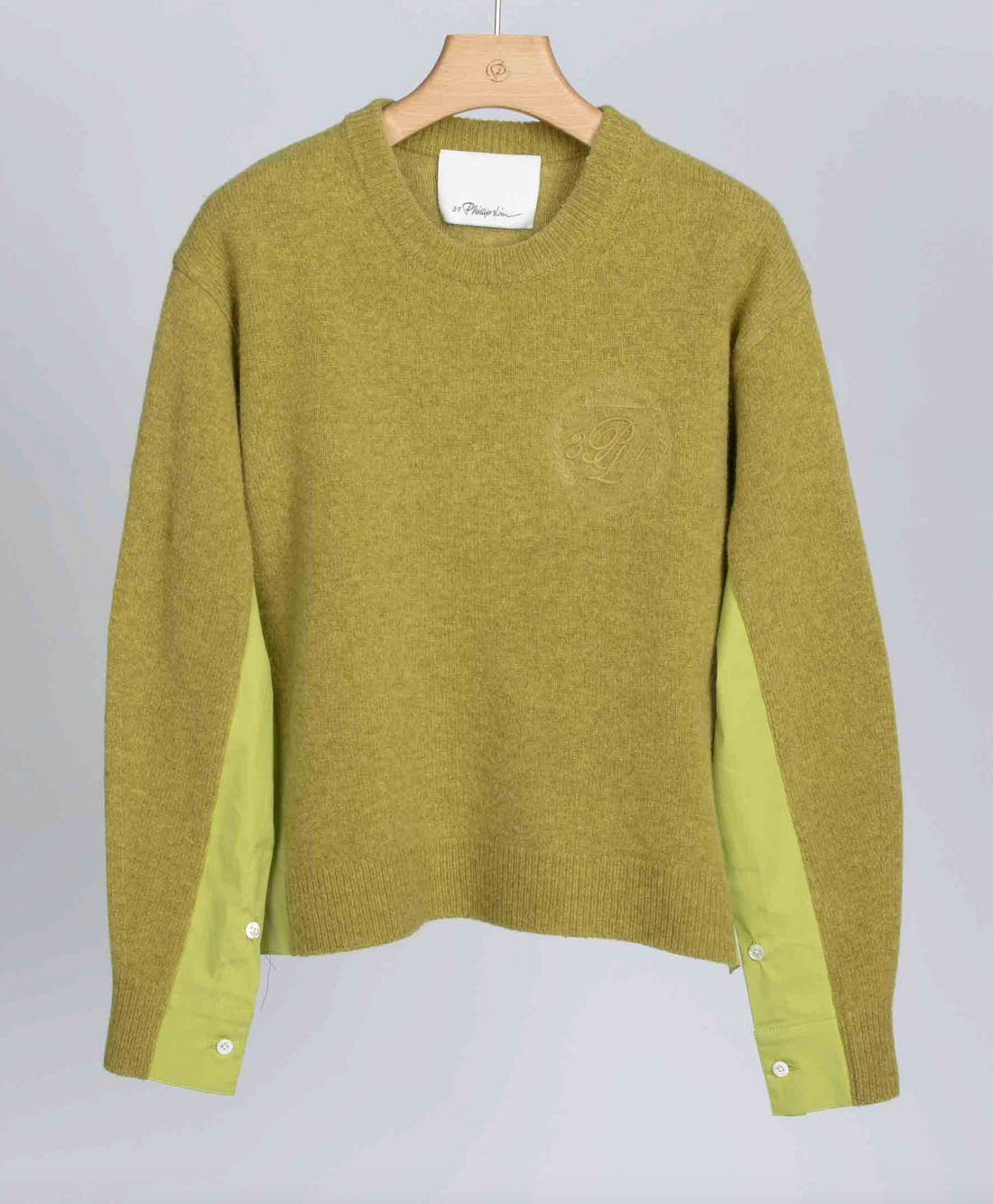 Crewneck Combo Sweater