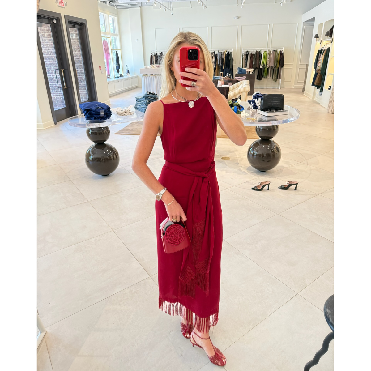 Sleeveless Column Dress
