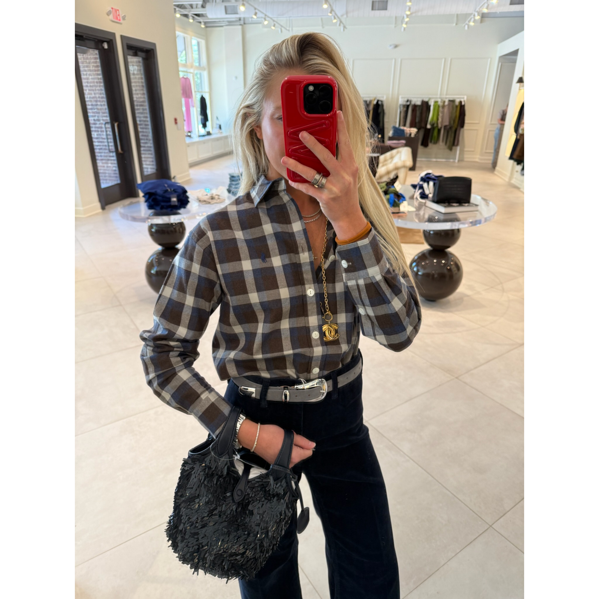 Mini Sequin Polo Play Bag