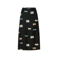 Vintage Label Skirt