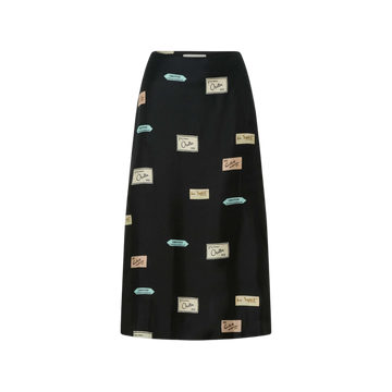 Vintage Label Skirt