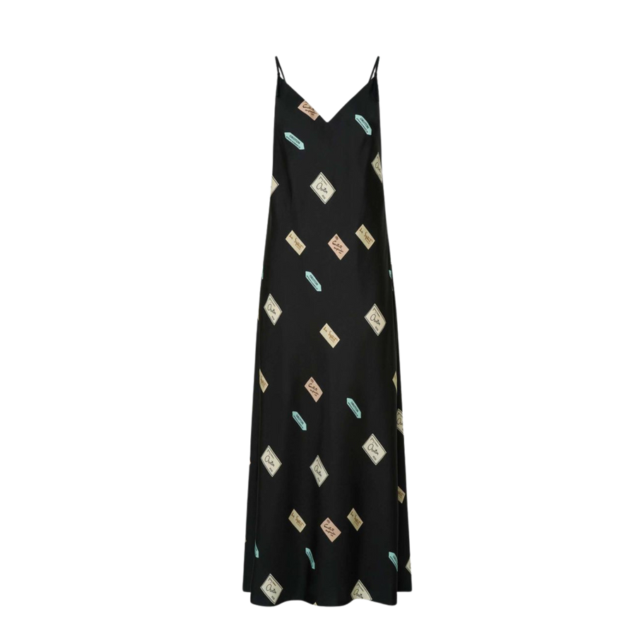 Vintage Label Slip Dress