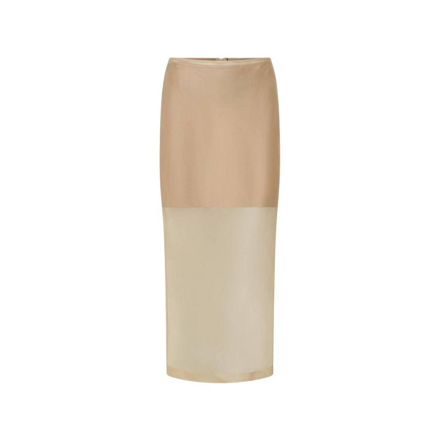 Organdy Pencil Skirt