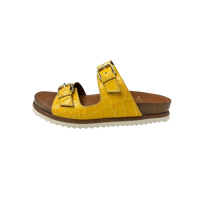 Double Buckle Platform Slide