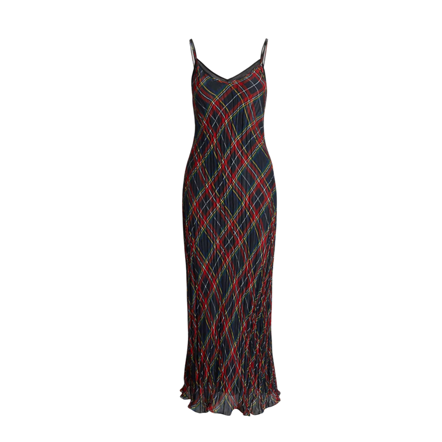 Plaid Slip Dress