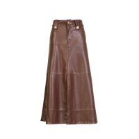 Leather Hudie Skirt