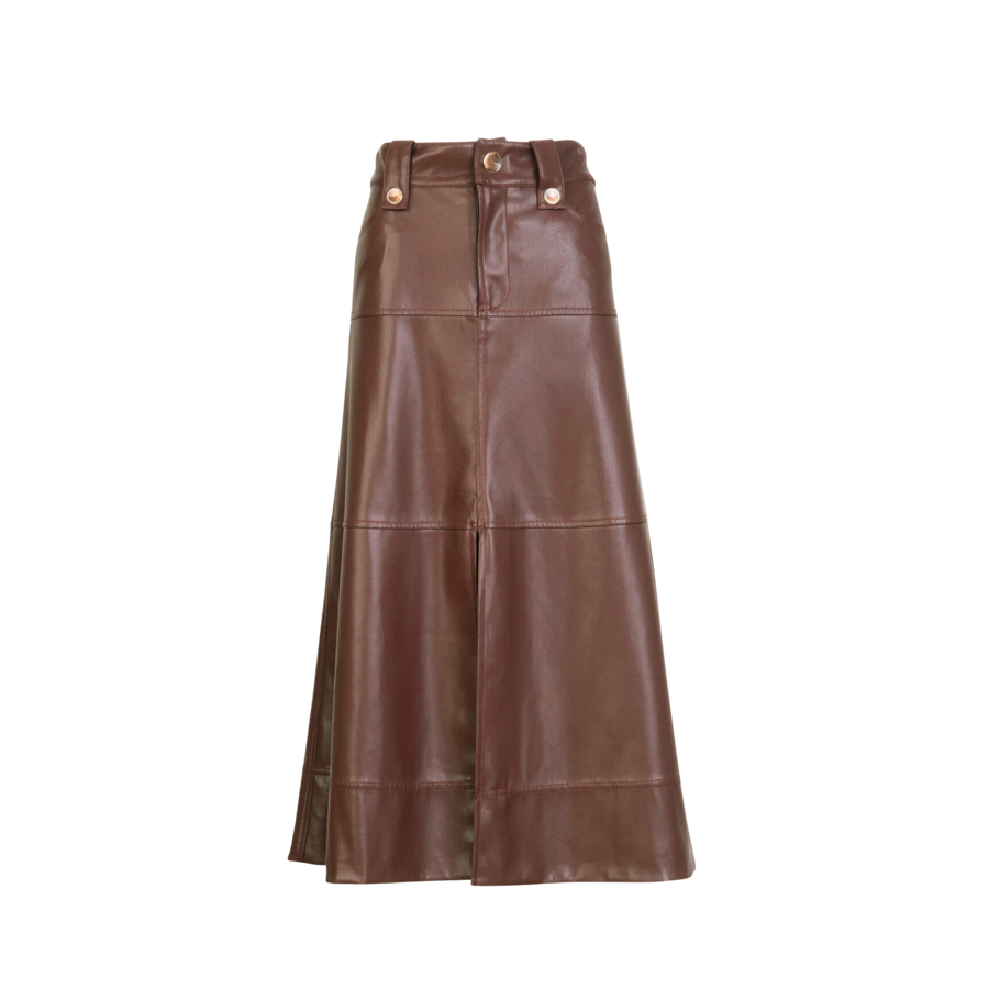 Leather Hudie Skirt