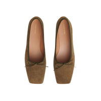 Square Toe Ballerina Flat