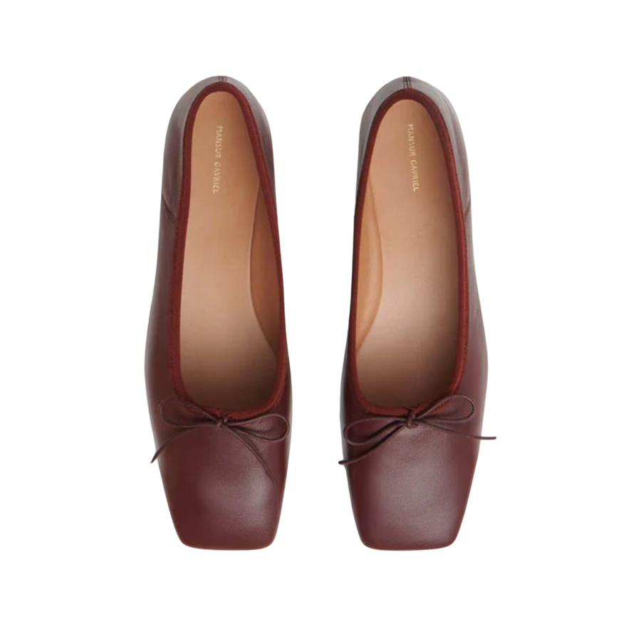 Square Toe Ballerina Flat