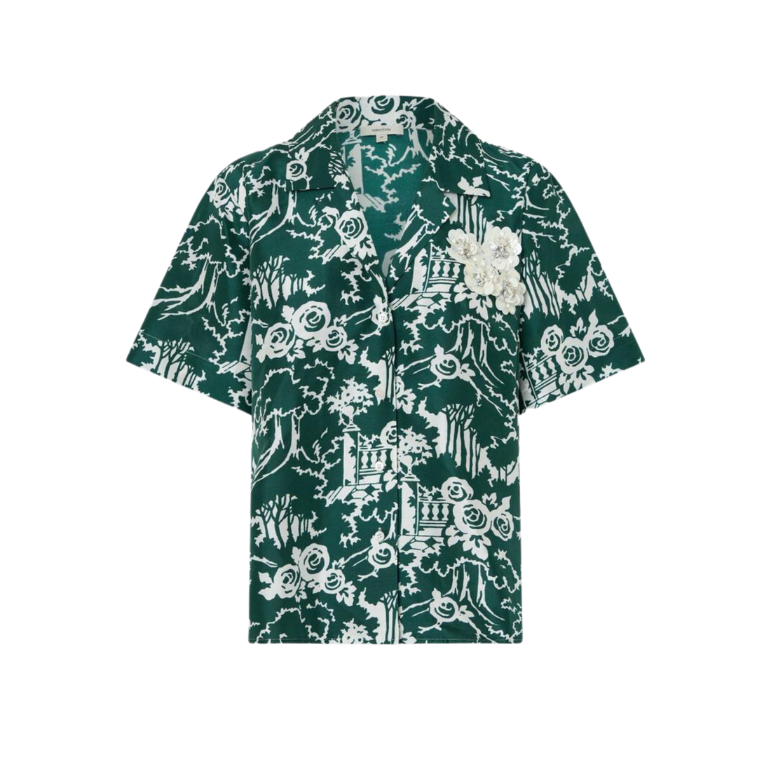 Garden Toile Camp Shirt