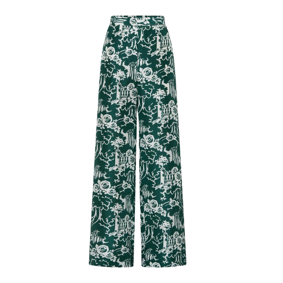 Garden Toile Silk Pant