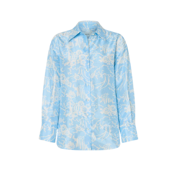 Garden Toile Silk Shirt