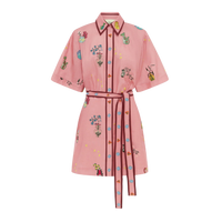 Timmy Embroidered Mini Dress