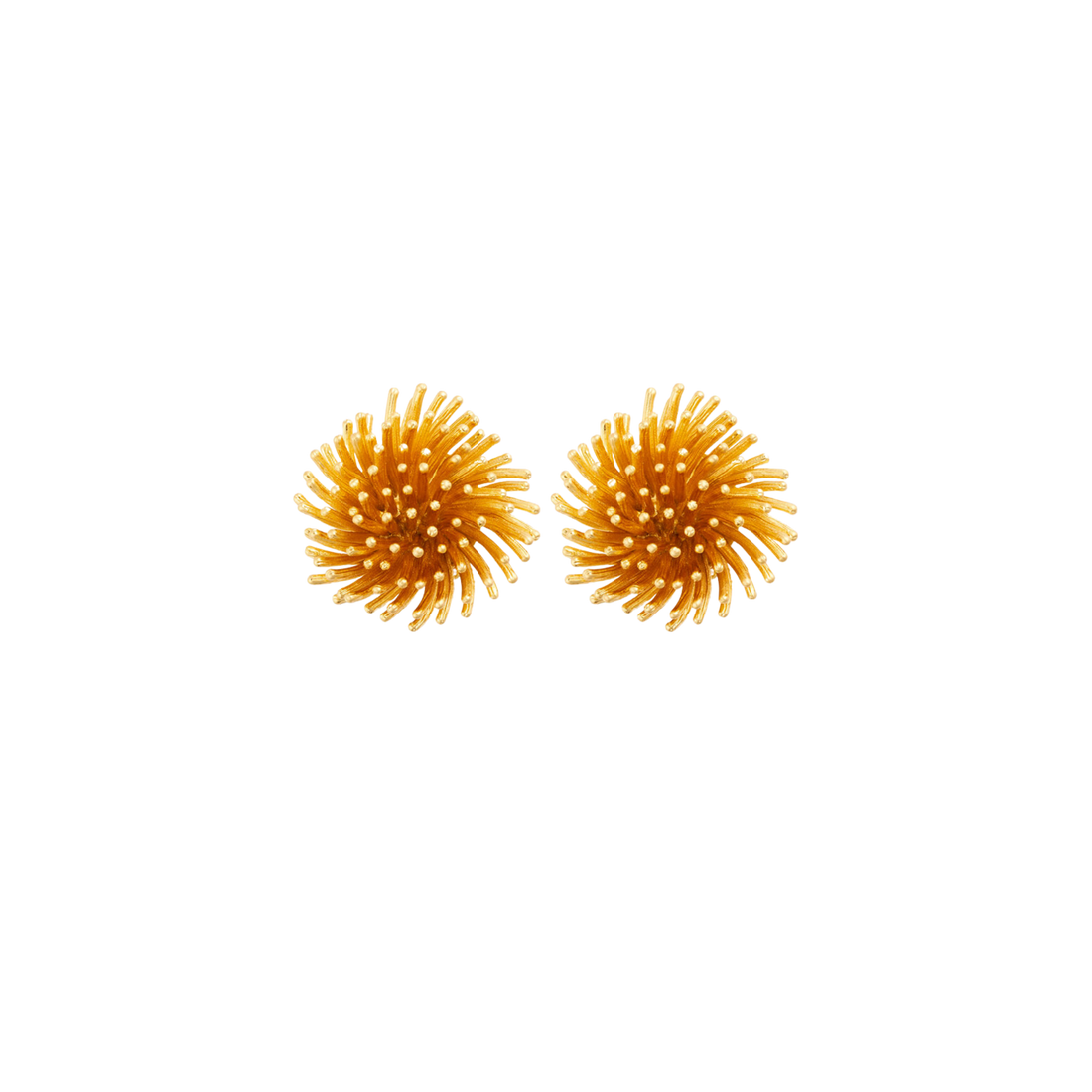 Urchin Clip On Earrings