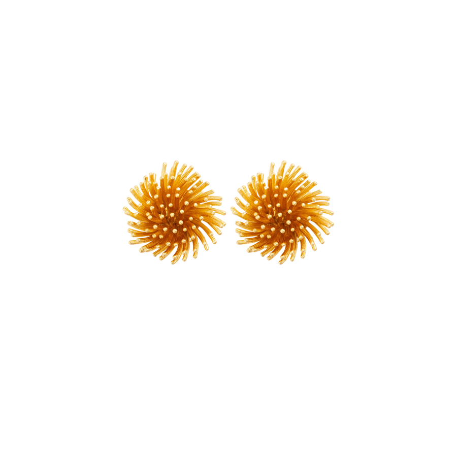 Urchin Clip On Earrings