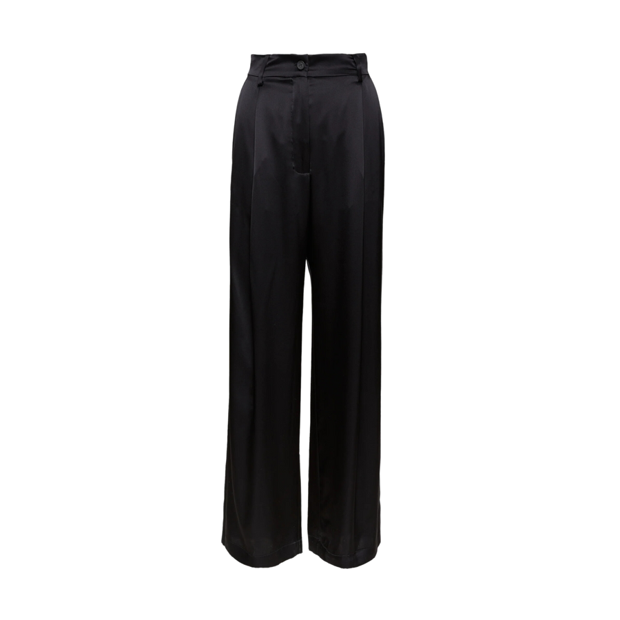 Emerson Silk Pleated Pant