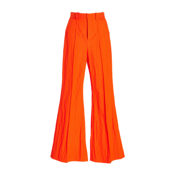 Paneled & Piped Flare Pant