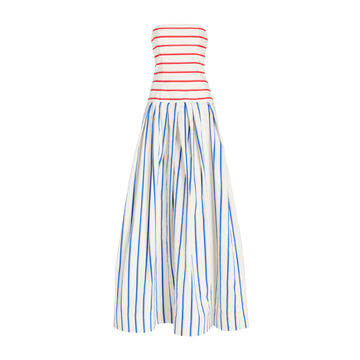 Strapless Drop Waist Gown