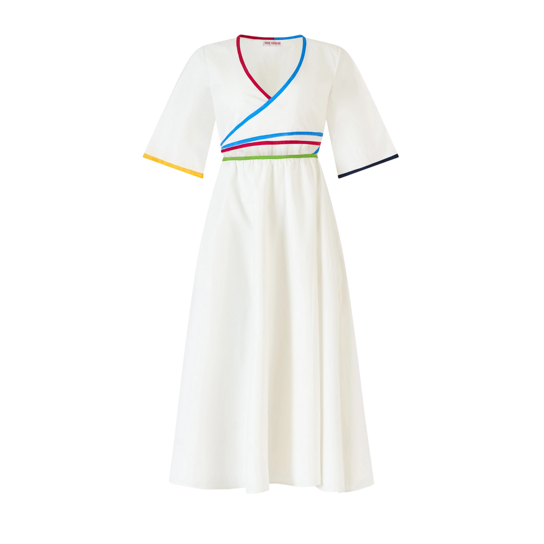 Ribbon Wrap Dress