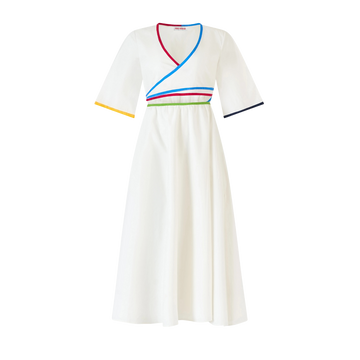 Ribbon Wrap Dress