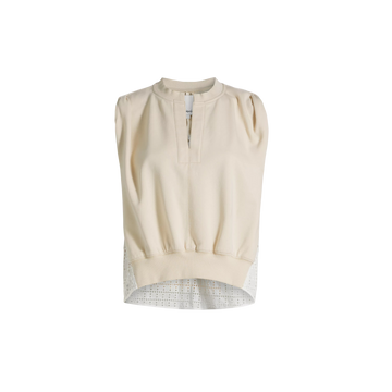 Eyelet Terry Top