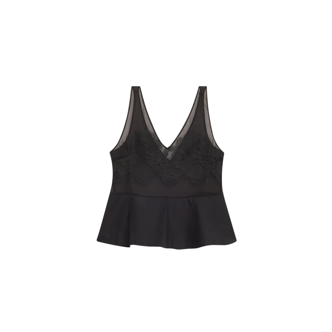 Peplum Lace Tank