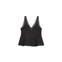 Peplum Lace Tank