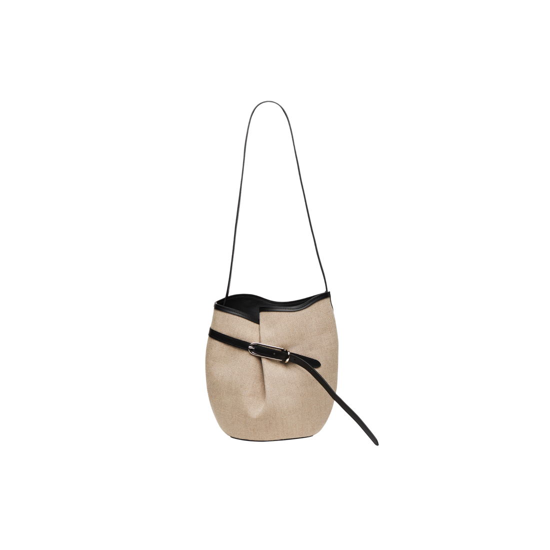 Belted Bucket Bag
