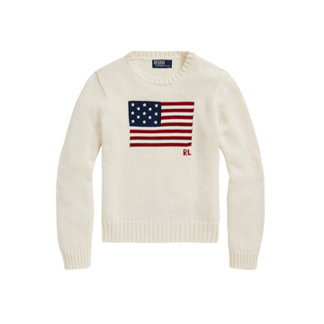 Cotton Flag Pullover Knit