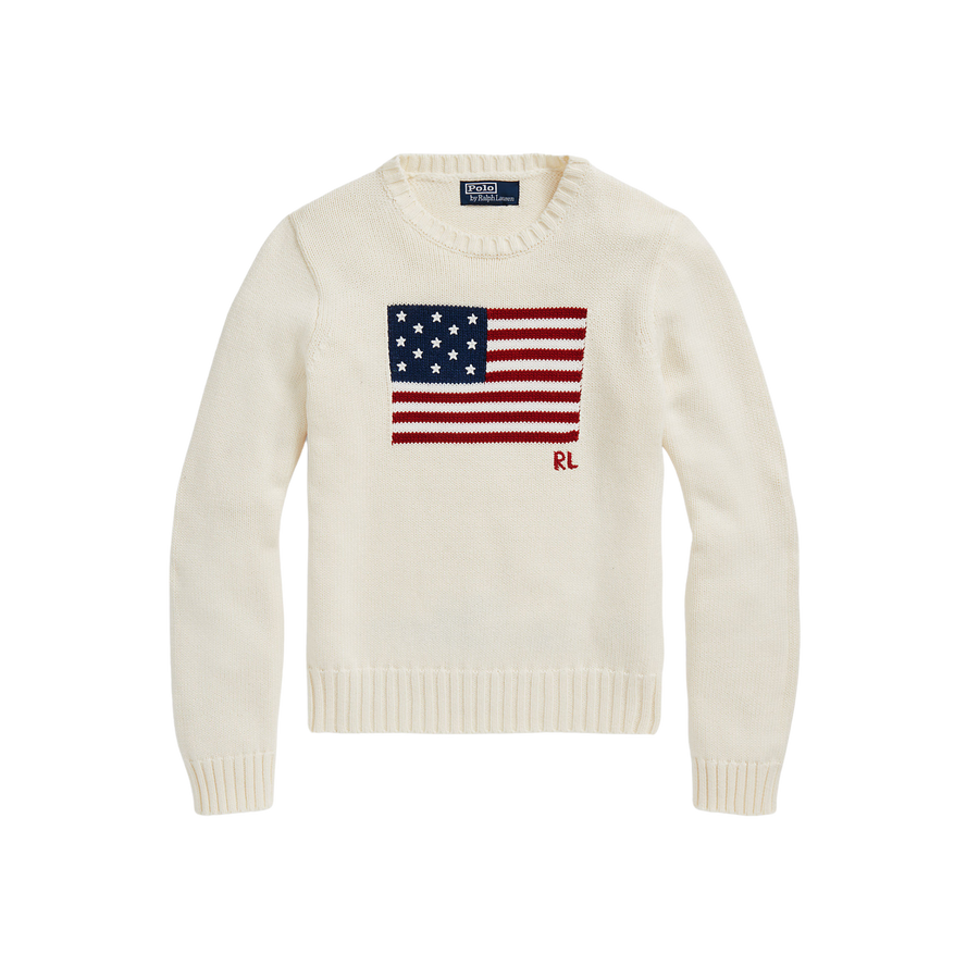 Cotton Flag Pullover Knit