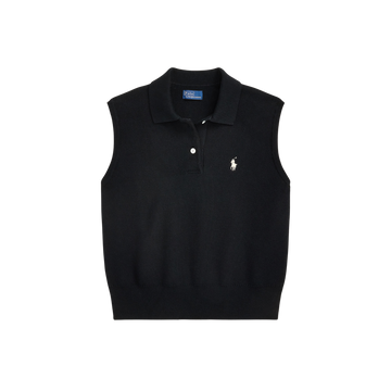Sleeveless Knit Polo
