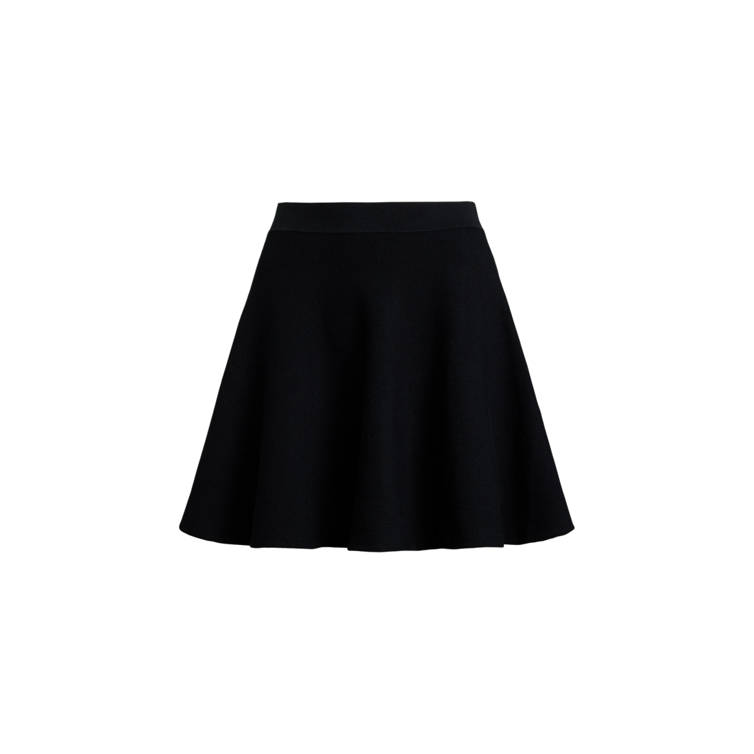 Mini A-Line Knit Skirt