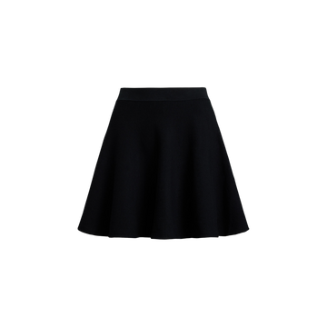 Mini A-Line Knit Skirt
