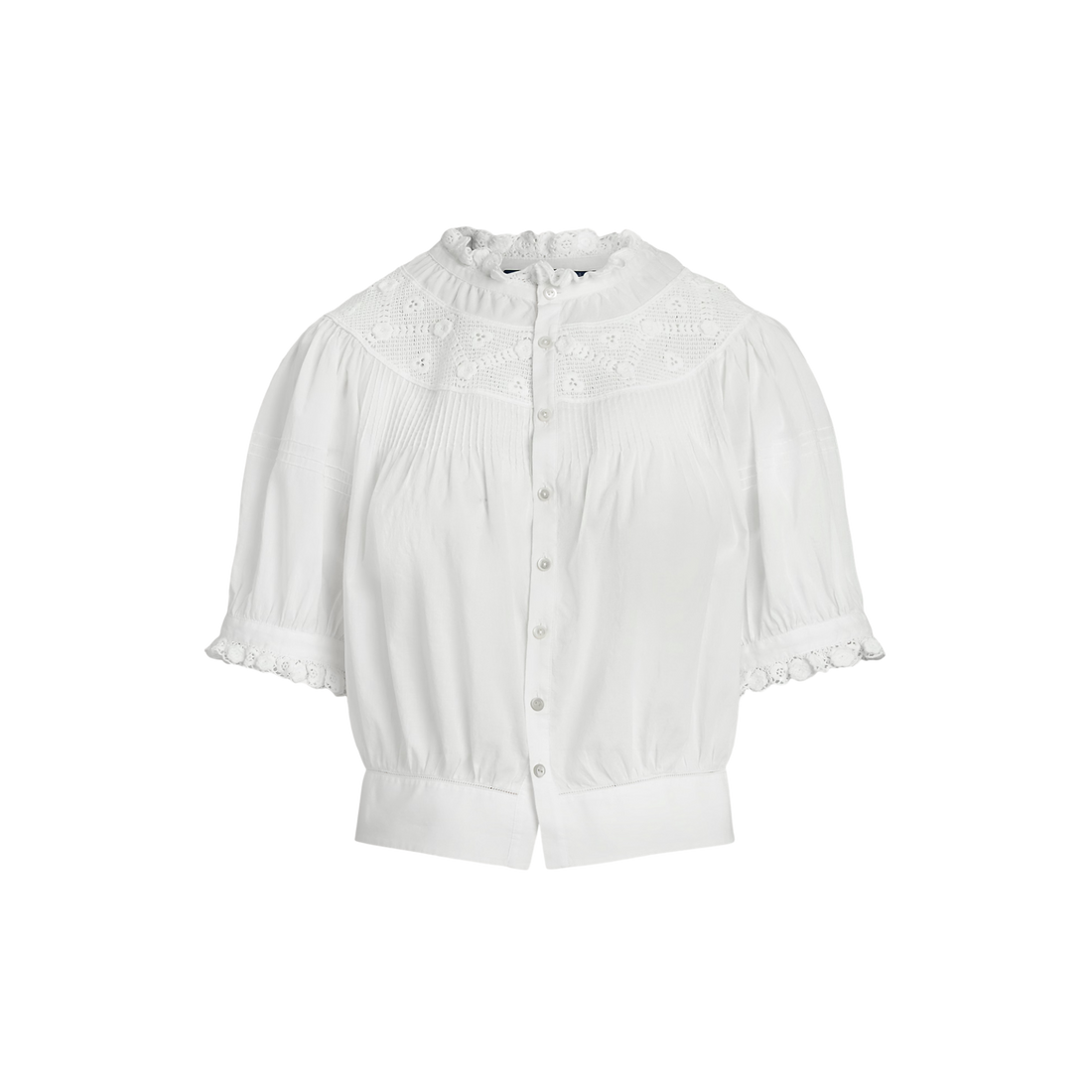 Lace Trim Blouse