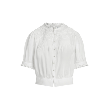 Lace Trim Blouse