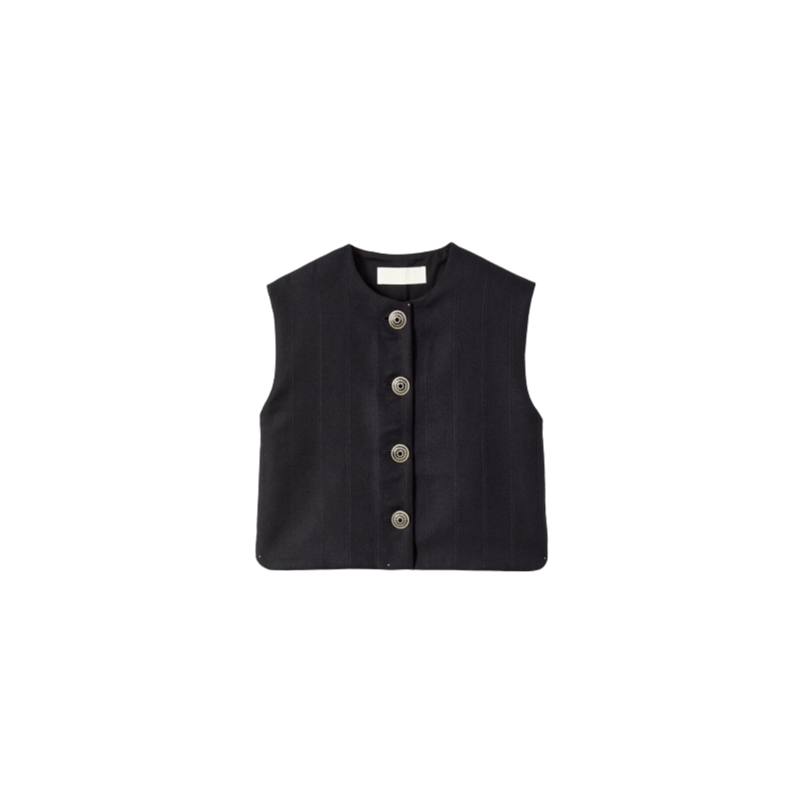 Hernan Stripe Wool Vest