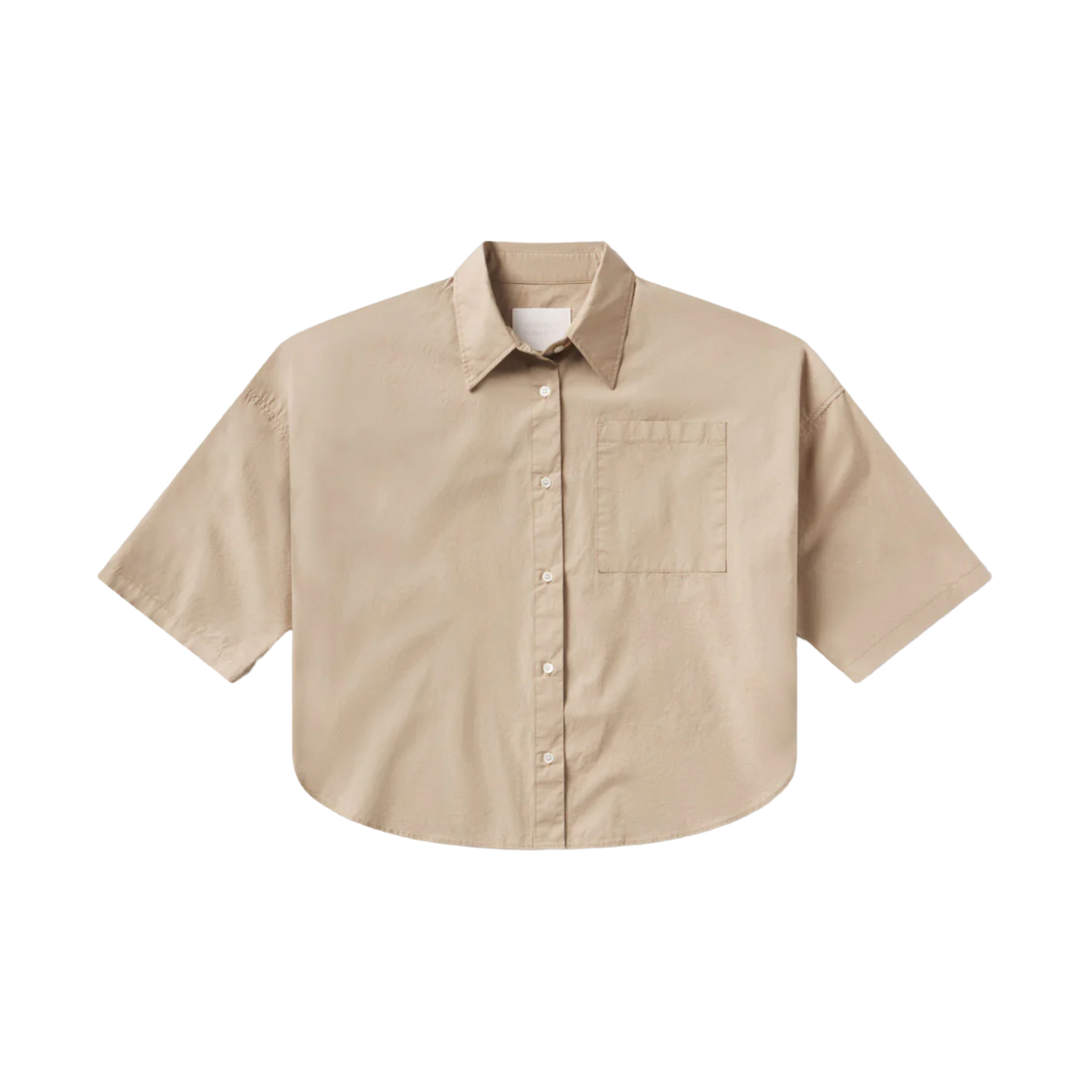 Frances Cropped Button Up