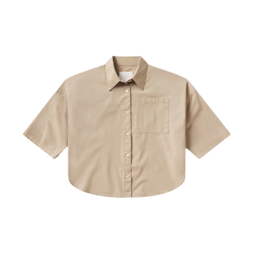 Frances Cropped Button Up