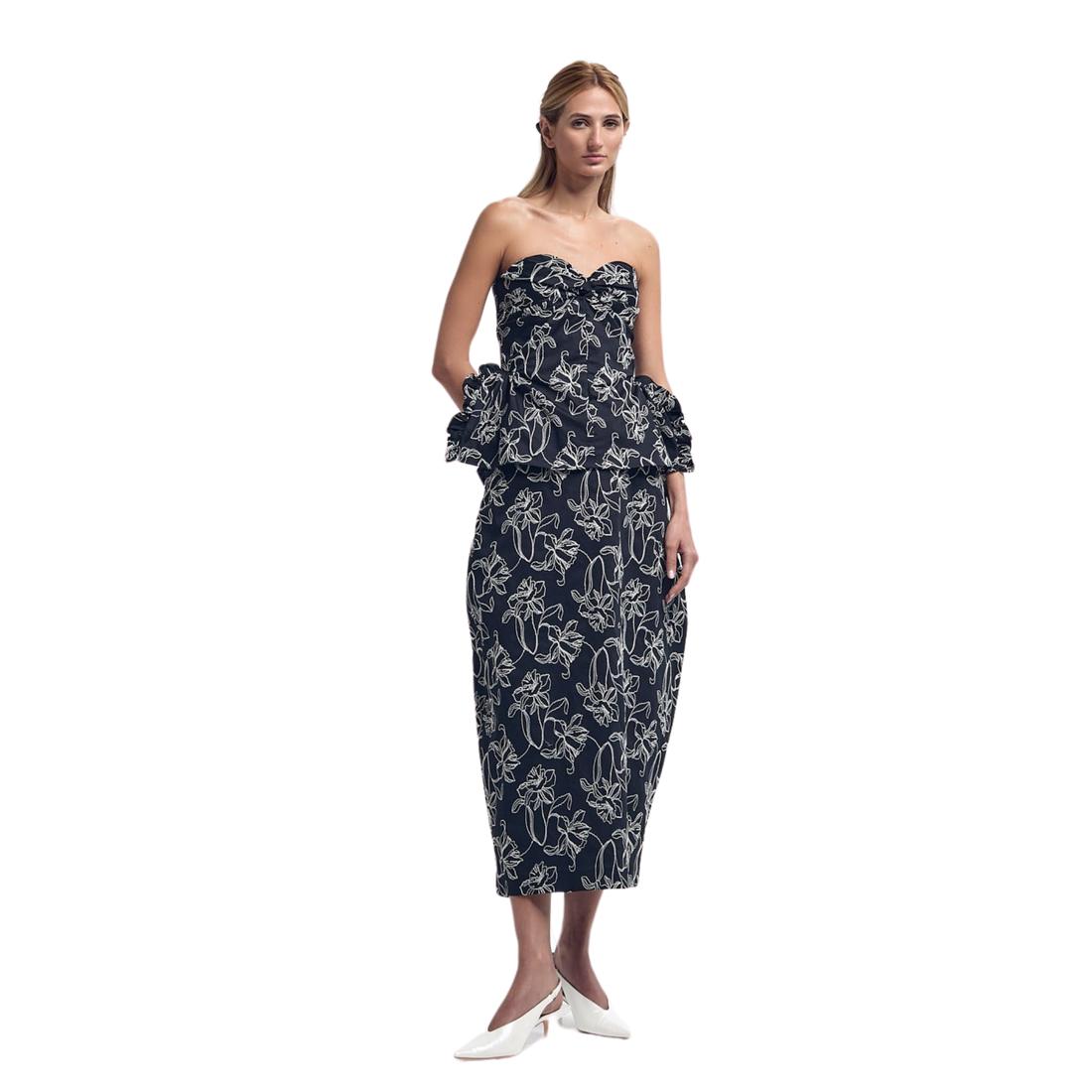Toshiko Embroidered Skirt