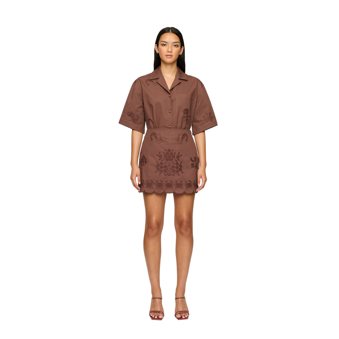 Darcy Embroidered Skirt