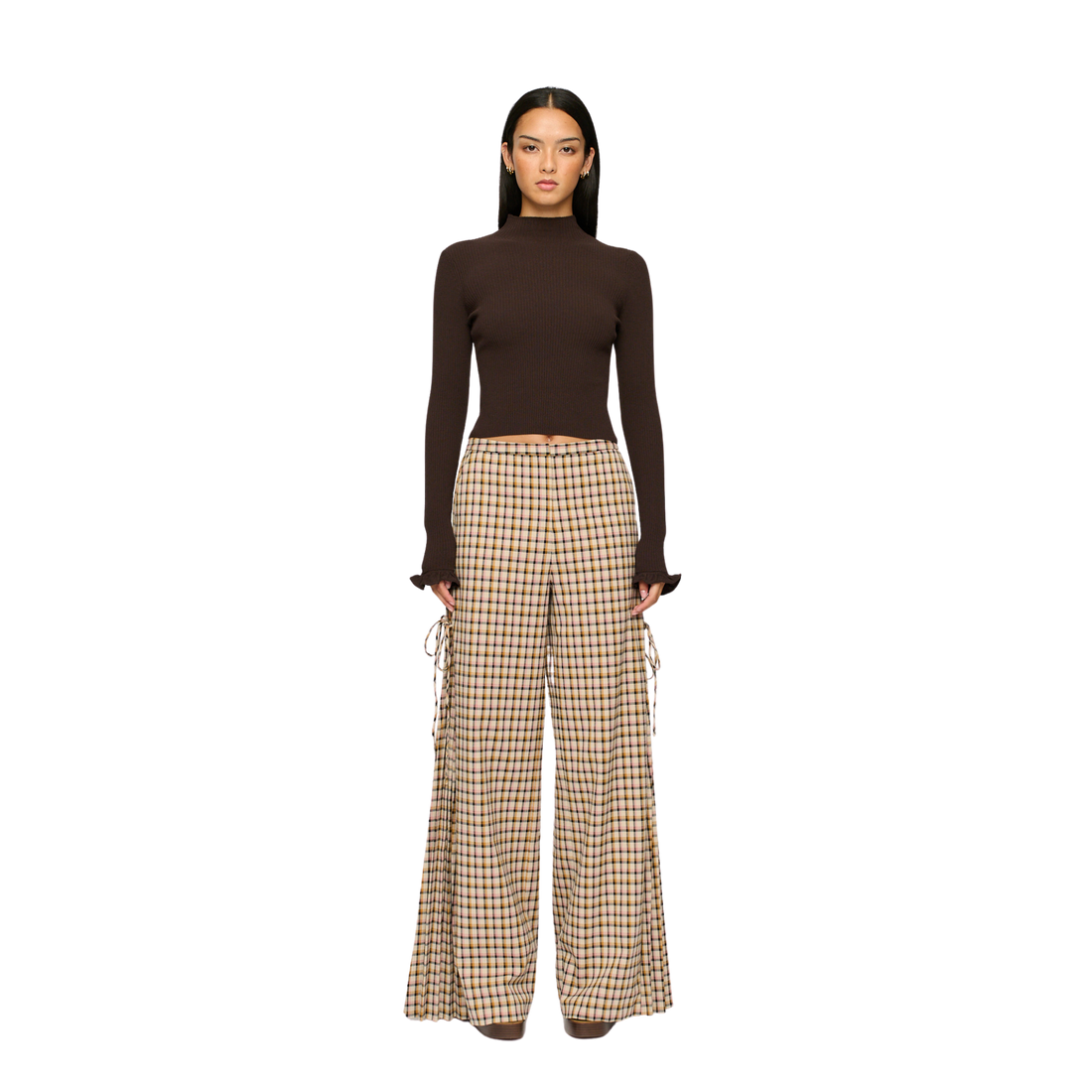 Alina Ruffle Hem Knit