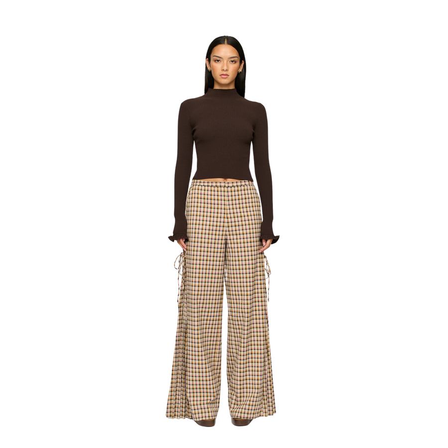 Alina Ruffle Hem Knit