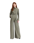 Wide Leg Pleated Pant