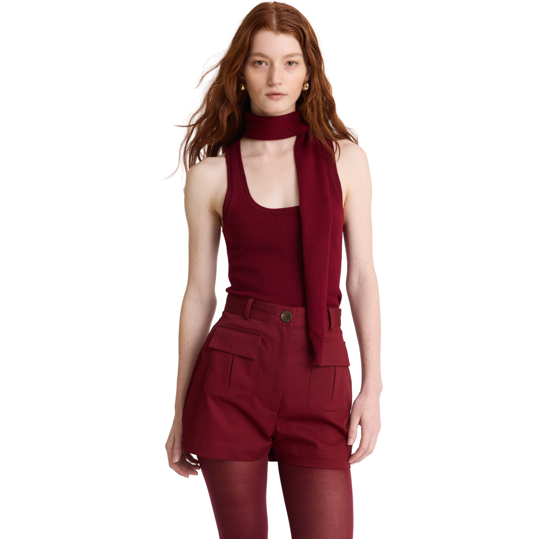 Scarf Tank Top