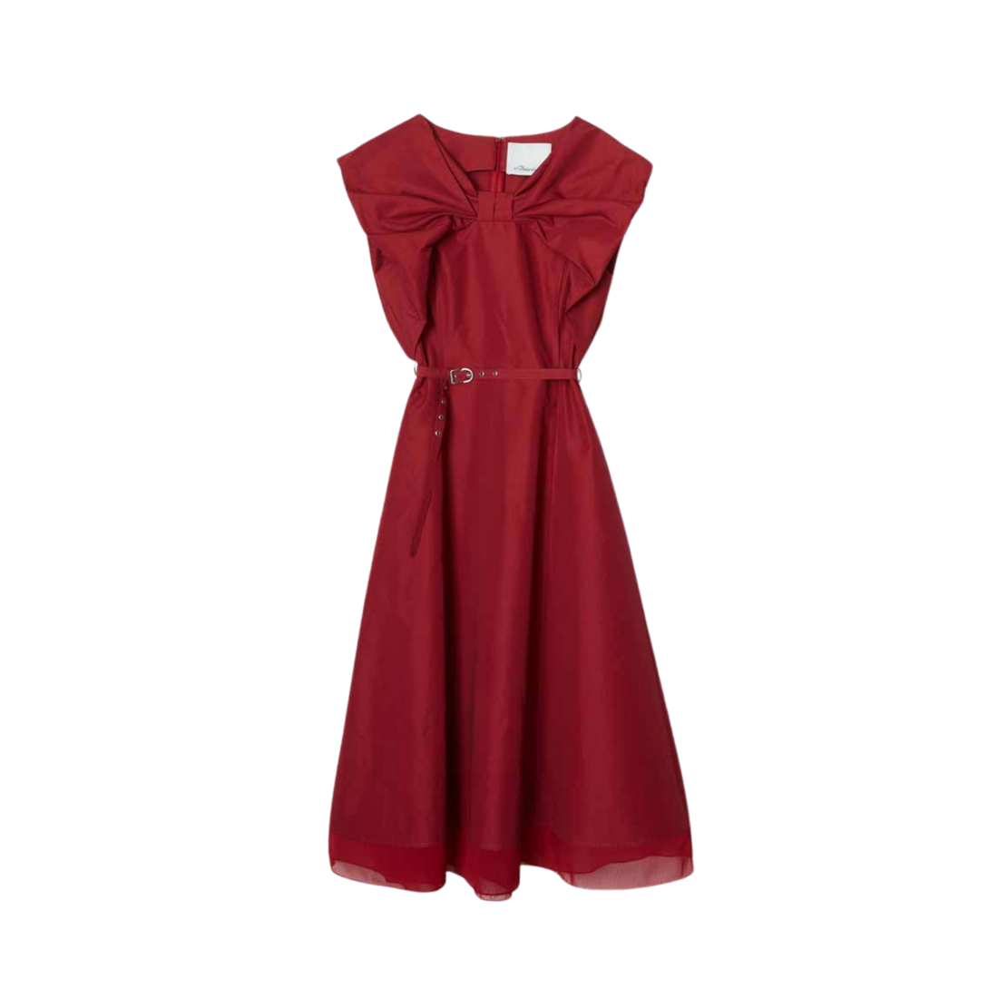 Sleeveless Draped Bow Dress